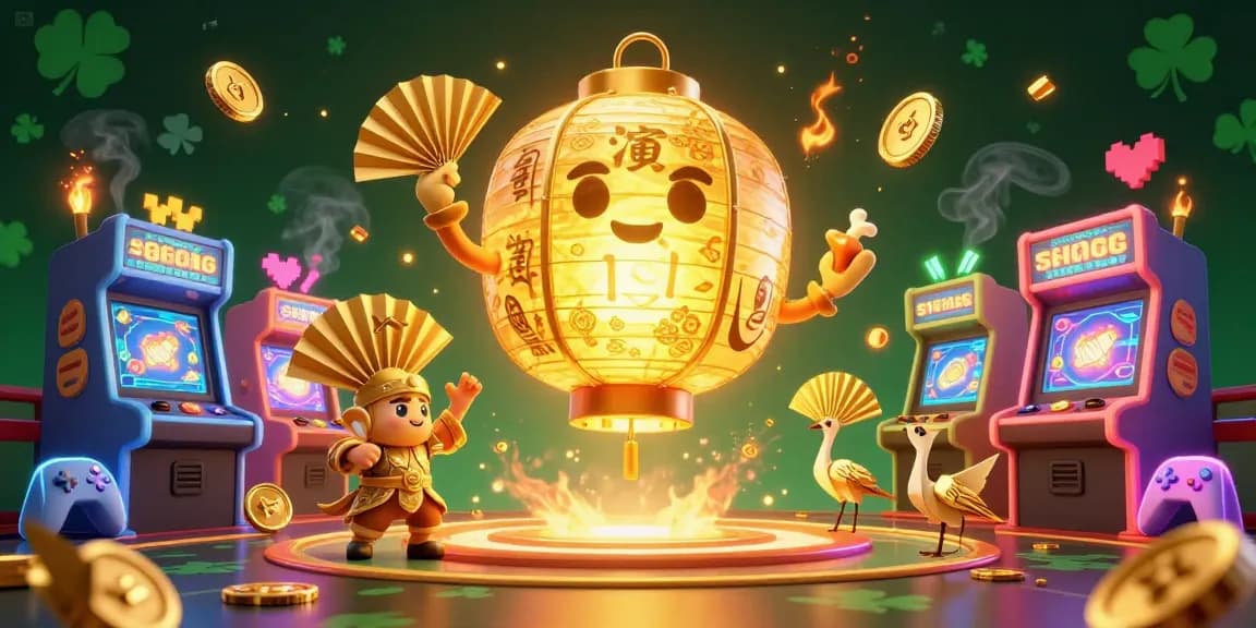 Experience luck and prosperity at s666 casino with 3D illustrations of vibrant game elements