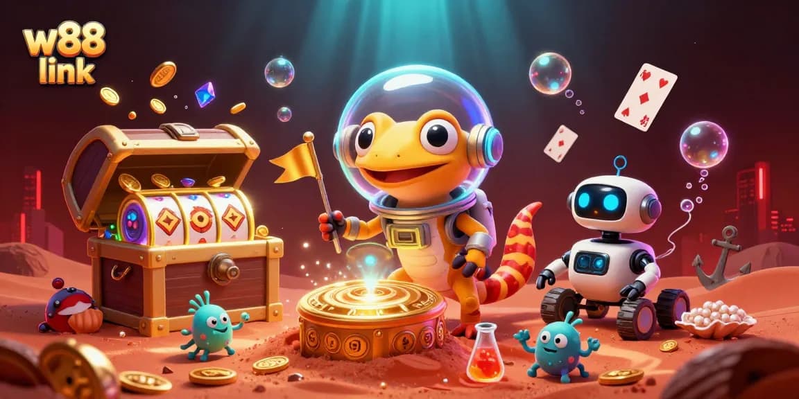 Experience the thrill of gaming with W88 link exploring a vibrant casino adventure.