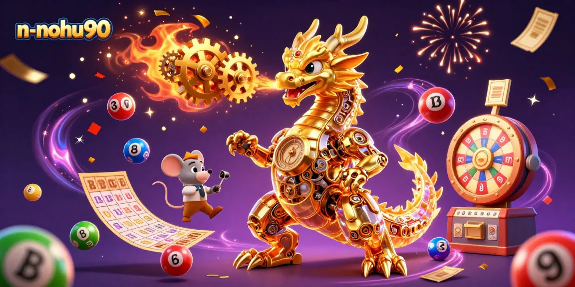 Experience jackpots at n-nohu90 with the mesmerizing 3D casino dragon and dynamic lottery elements!