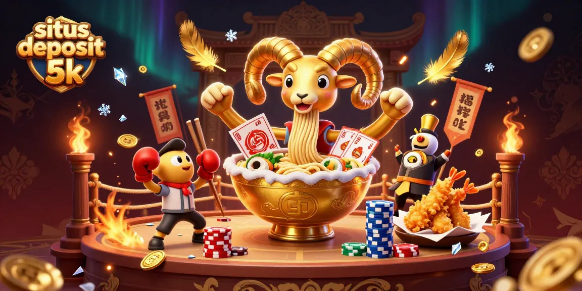 Engage with situs deposit 5k in a vibrant 3D cartoon casino scene featuring lively characters and dynamic gameplay.