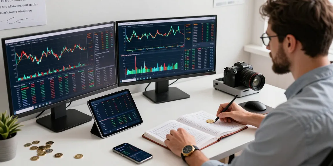 Отзывы bitmex: трейдер анализирует графики криптовалют на современном рабочем месте.