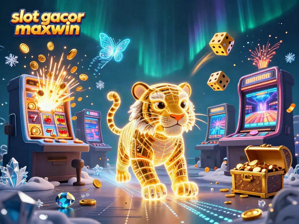 Memainkan slot gacor maxwin dengan tiger neon di kasino digital