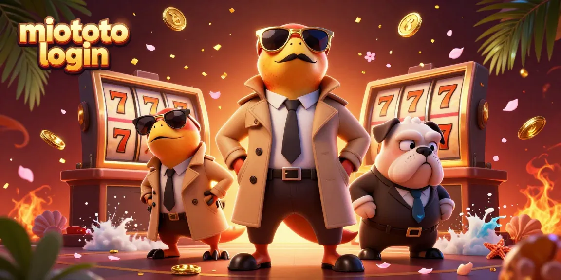 Experience the thrill of miototo login with cartoon raptors seeking VIP access to a casino.