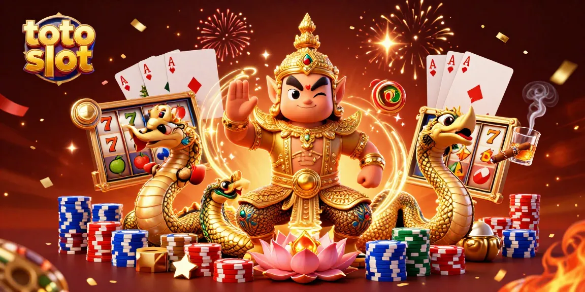 Spin the reels at toto slot with dazzling characters, vibrant colors, and engaging casino elements.