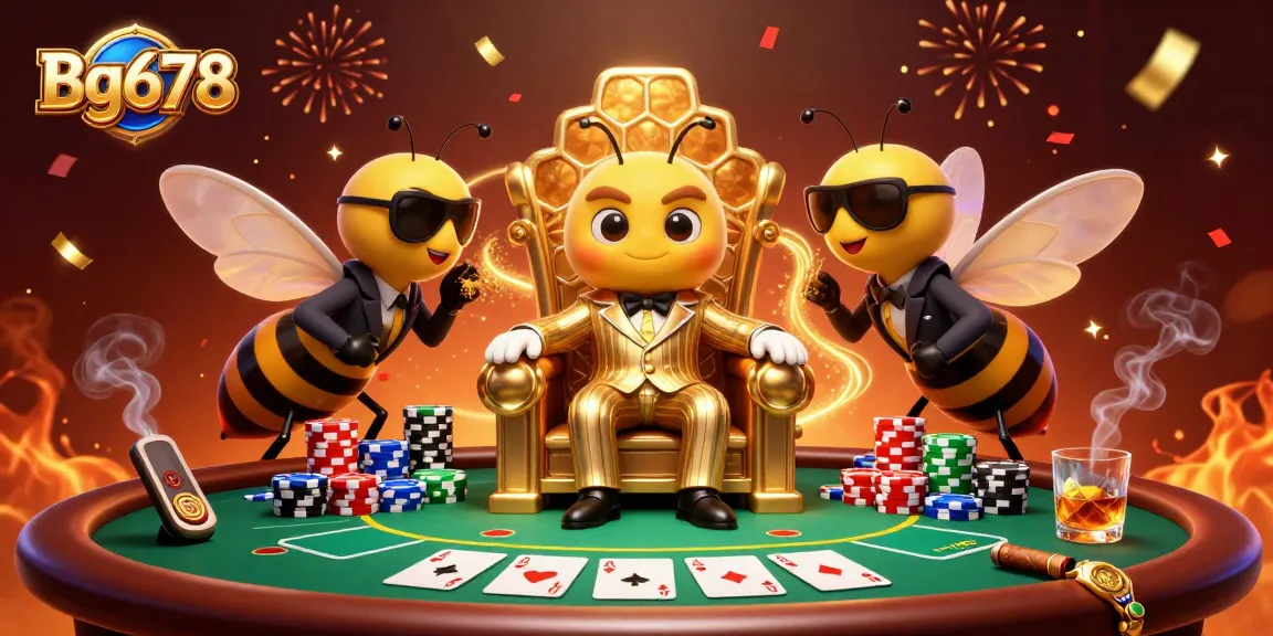 Engage in thrilling gameplay with Bg678 and its vibrant casino atmosphere featuring animated characters.