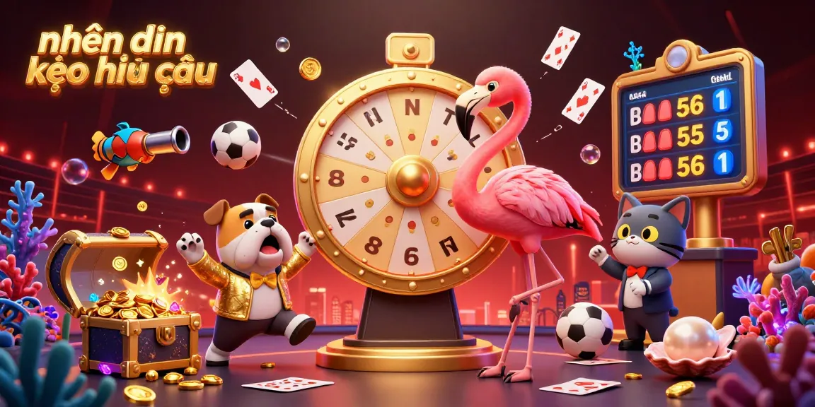 Experience nhận định kèo nhà cái with a vibrant sports betting scene featuring interactive game show elements.