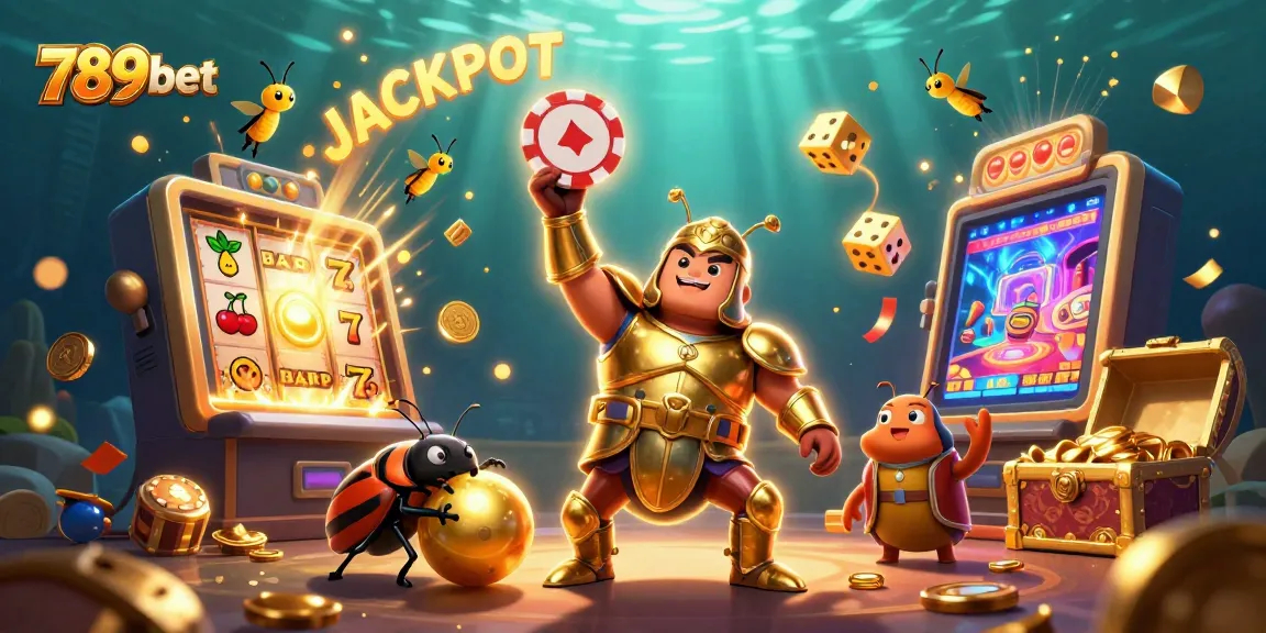 Join the excitement at 789bet with jackpot winning moments and vibrant casino visuals.
