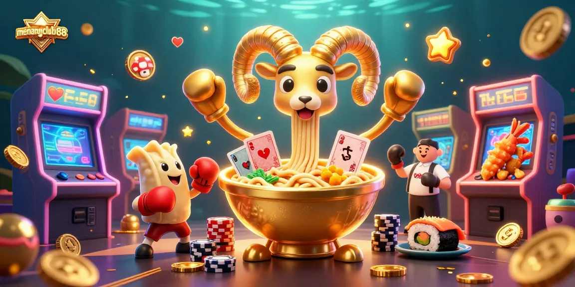 Experience the thrill of menangclub88 with unique gaming characters engaging in vibrant casino fun.