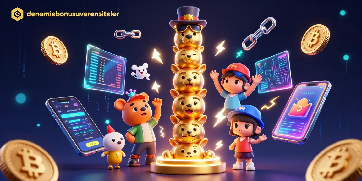 Experience excitement with denemebonusuverensiteler in a vibrant 3D casino illustration.