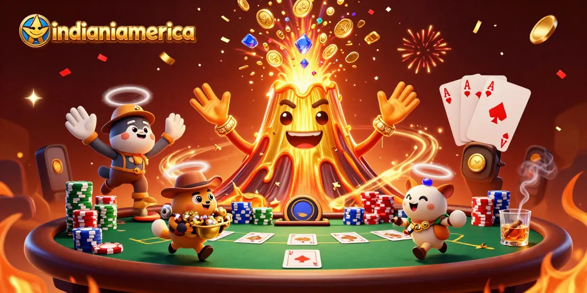 Join the adventure at indianiamerica with a triumphant volcano and treasure-filled escape!