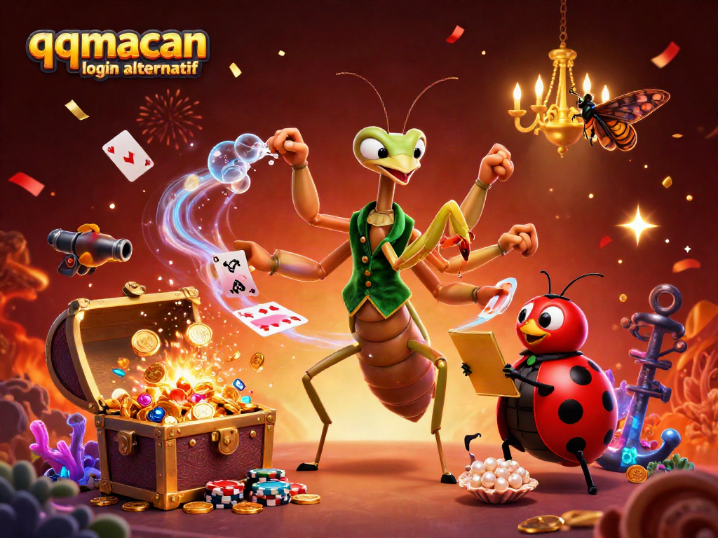 Jelajahi qqmacan login alternatif dengan kasino 3D yang megah dengan karakter unik dan elemen permainan yang menarik.