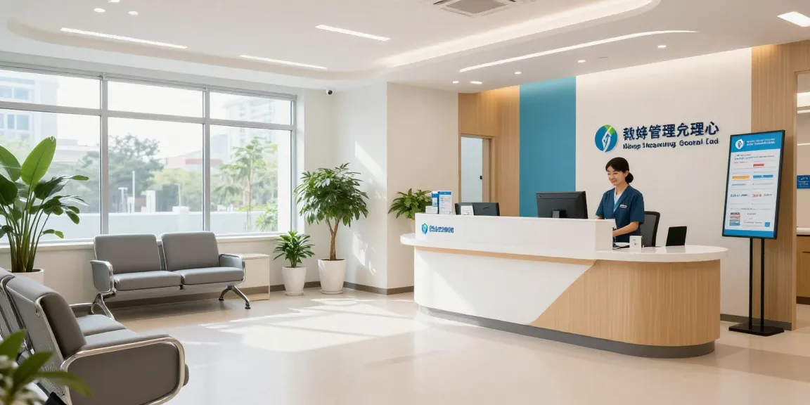 David Hoffmeister reviews in a modern healthcare clinic, showcasing patient care and medical services.