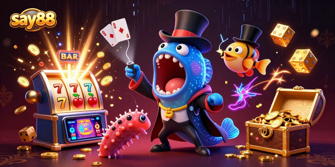 Experience thrilling games at say88 with a dazzling display of casino elements and lively characters.