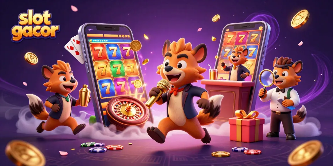 Menangkan slot gacor dengan hyena lucu di klub kasino, nikmati permainan menarik dan suasana yang meriah.