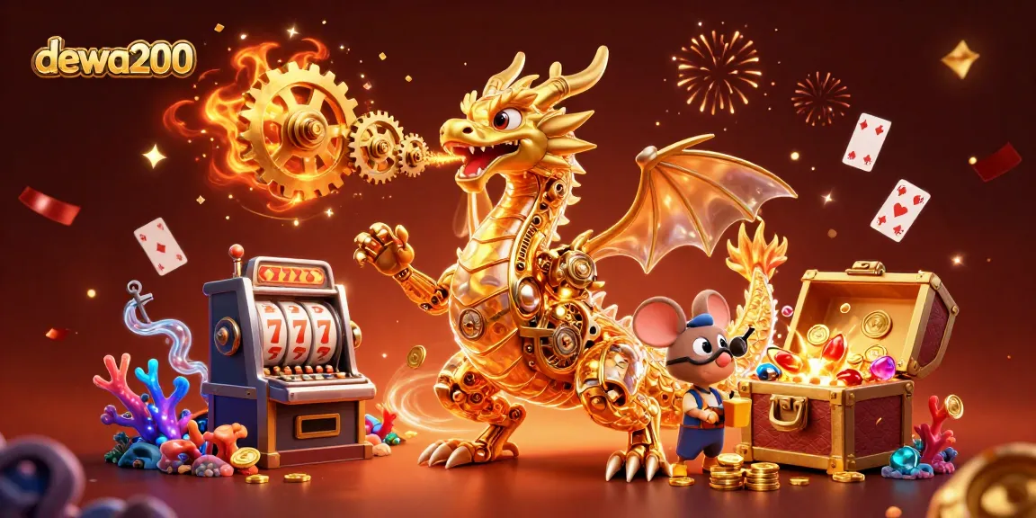 Menangkan permainan dengan dewa200, ilustrasi kasino yang kaya fitur dan penuh aksi.