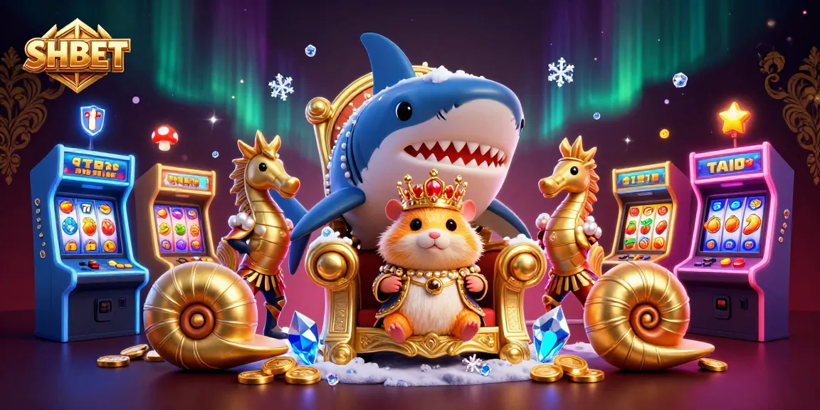 Win big with SHBET at the vibrant casino, featuring unique characters and interactive games.