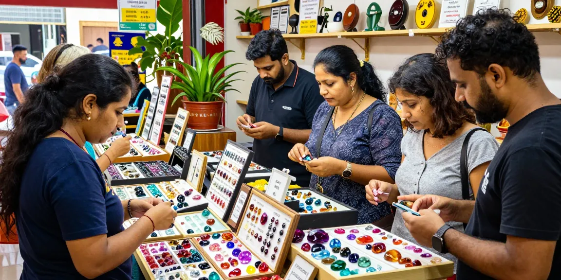 Explore high-quality gemstones at https://www.mygemspot.com in a vibrant marketplace.