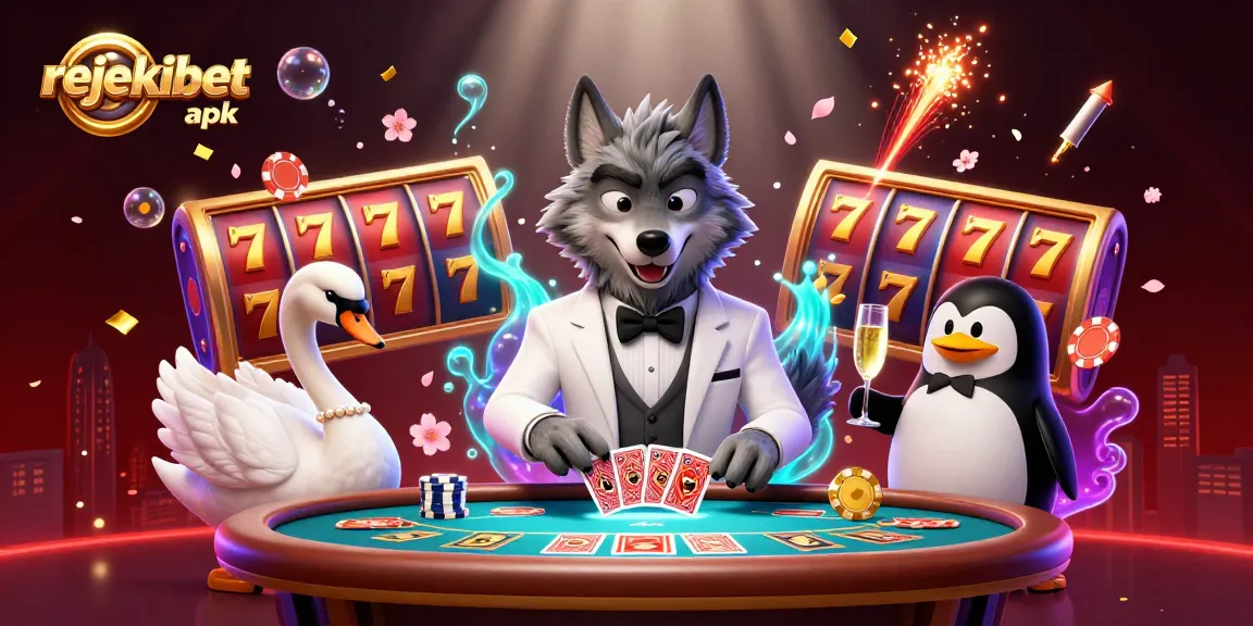 Engage in exciting gameplay with rejekibet apk featuring casino characters and thrilling slot elements.