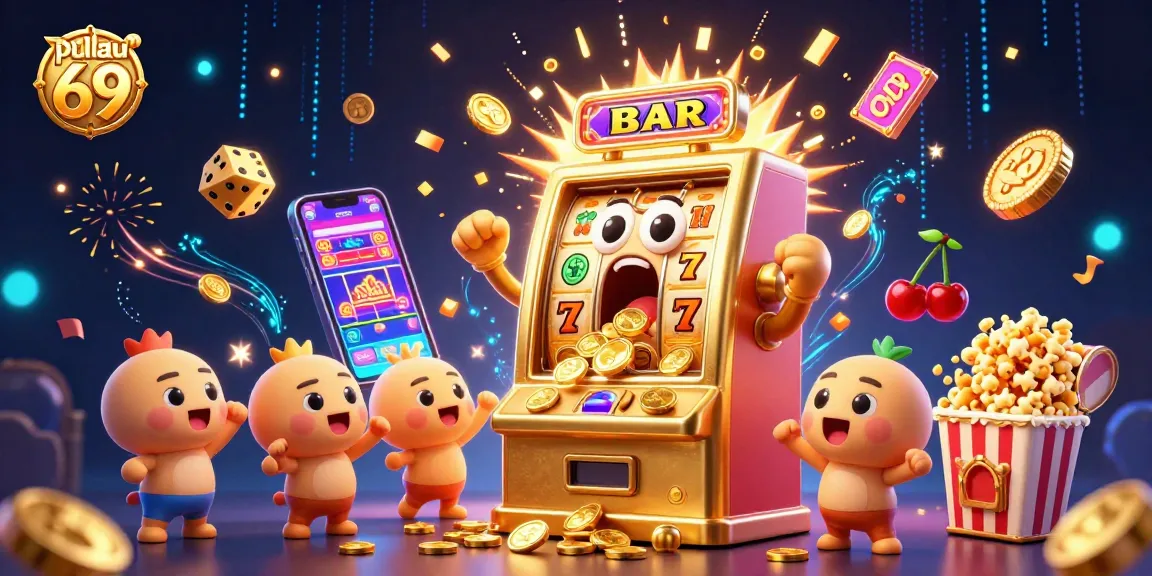 PULAU 69 welcomes players with a vibrant jackpot scene, celebrating thrilling online slot wins and excitement.