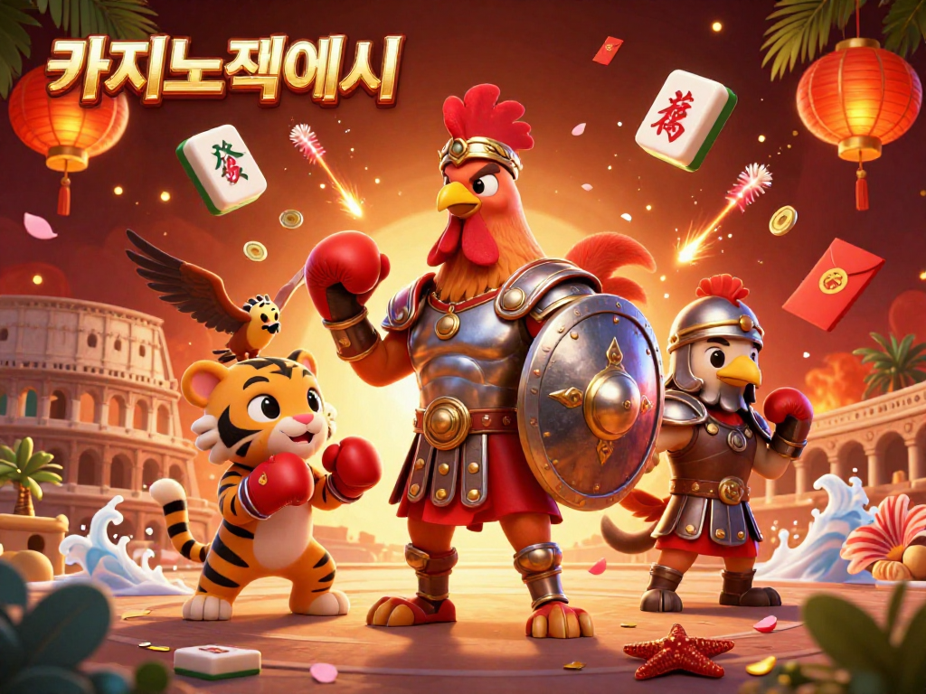 카지노사이트에서 바카라를 즐기며 승리하는 순간을 담은 일러스트