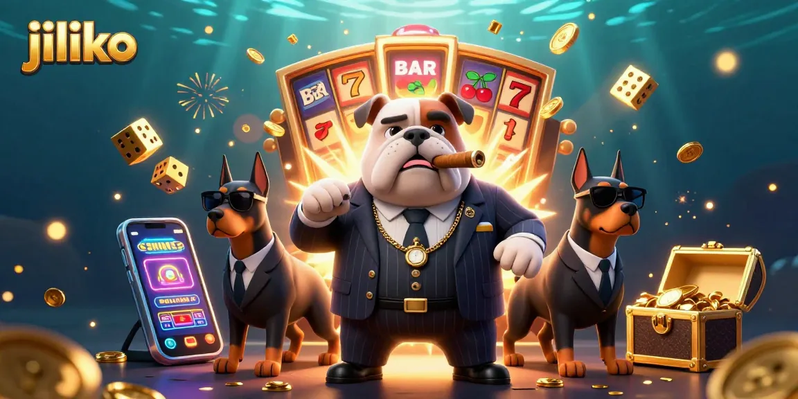 Engage in thrilling casino action at jiliko with a mafia bulldog and Doberman bodyguards.