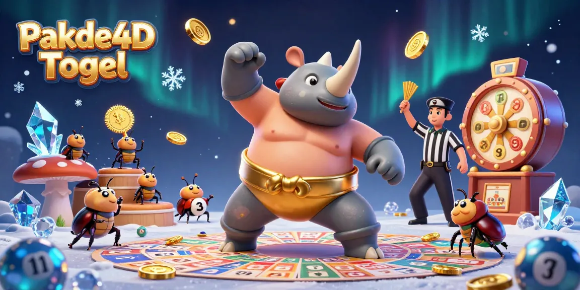 Experience vibrant lottery excitement with Pakde4D Togel in a dynamic 3D scene