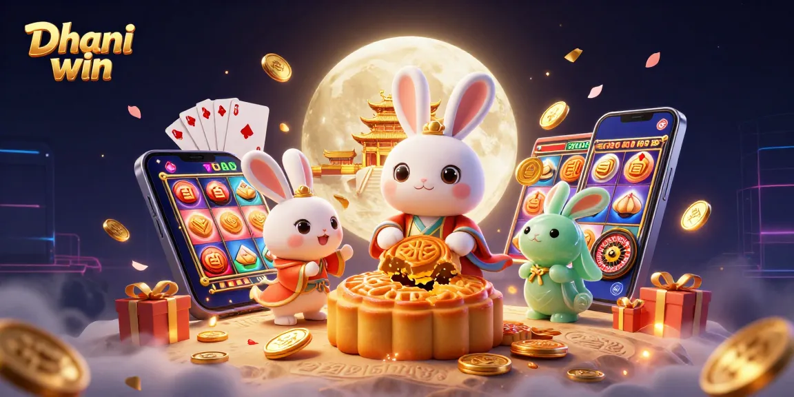 Dive into the thrilling world of Dhani win, where a moon rabbit symbolizes luck and prosperity in vibrant casino games.
