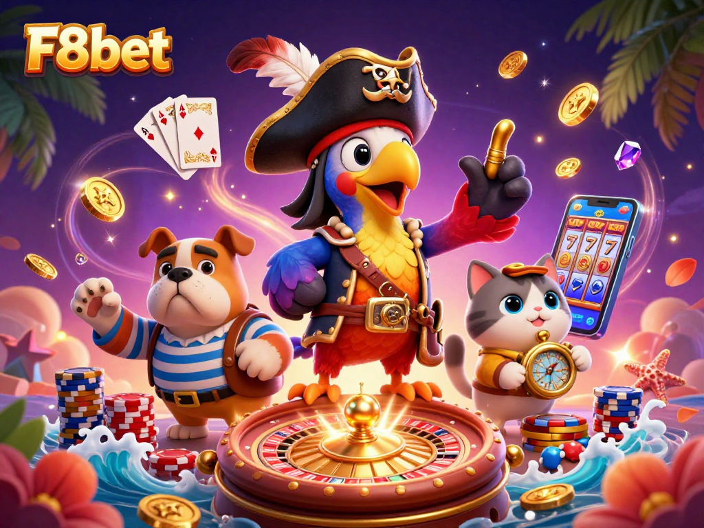 Experience thrilling wins with F8bet's vibrant pirate-themed casino adventure.